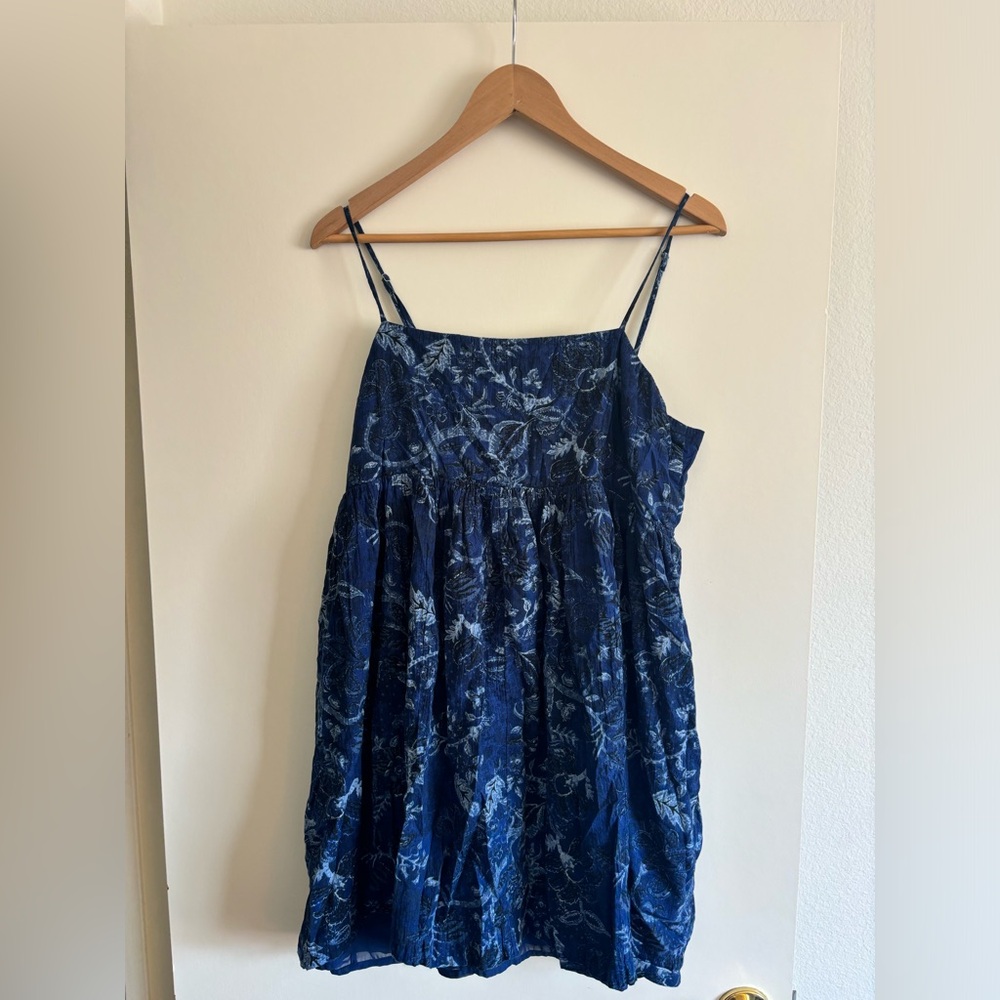 Lucky Brand Floral Blue Dress